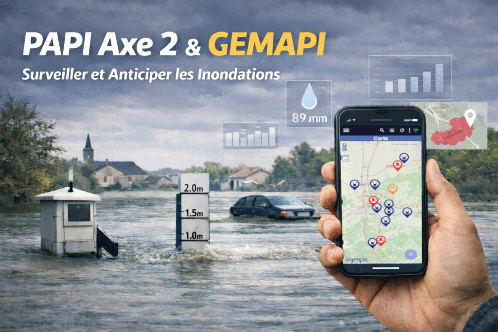 Surveillance hydrologique et anticipation des inondations en GEMAPI dans le cadre du PAPI Axe 2